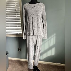 Soma Gray Star Pajama Set